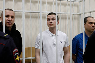 Russian court hears case of Navalny's lawyers accused of participation in extremist organisation, in Petushki