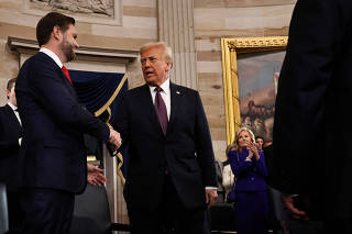 Inauguration ceremony for Trump's second presidential term