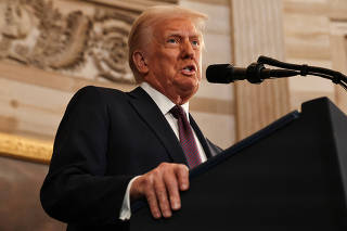 Inauguration ceremony for Trump's second presidential term