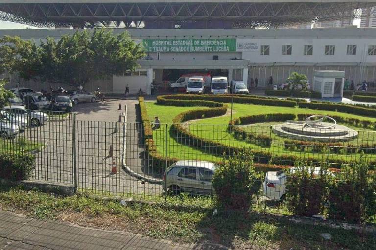 Fachada do Hospital de Emergência e Trauma de João Pessoa, local para onde a vítima foi levada