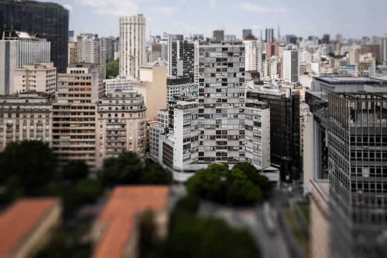 Vista aérea do Edifício Eiffel