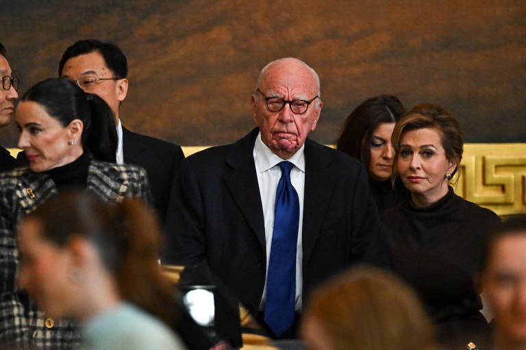 O empresário Rupert Murdoch também compareceu ao evento