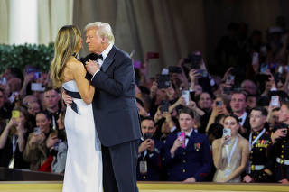 Commander in Chief Ball in honor of Donald Trump's inauguration in Washington
