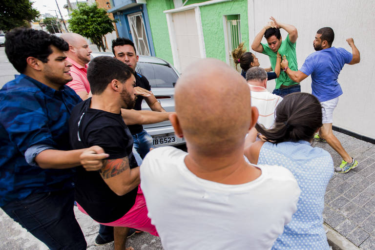 A confusão ocorreu no ponto de votação do Tatuapé, na zona leste, entre apoiadores de Doria e Tripoli; segundo relator, eleitores de Tripoli teriam entrado no local e tentado roubar a urna eletrônica