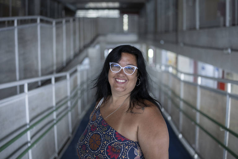 Elidia Maria Rodrigues Correia, diretora do GET Elza Soares, escola municipal no Rocha, zona norte do Rio