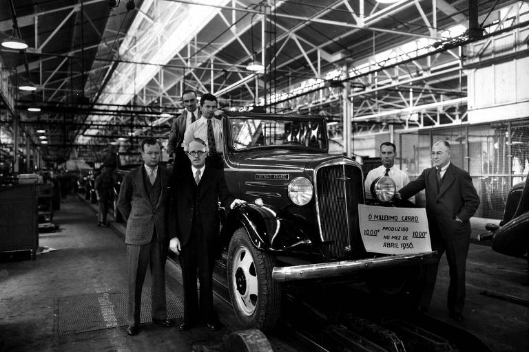 Caminhão Chevrolet Gigante foi o mílésimo veículo montado na fábrica de São Caetano do Sul (ABC), em maio de 1930