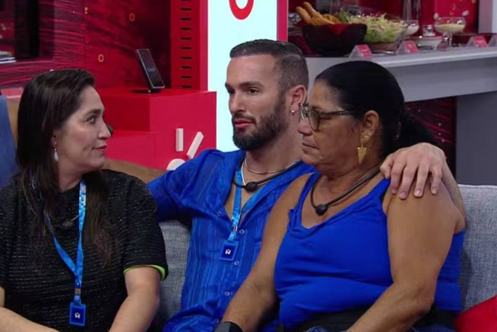 BBB 25: Diego Hypolito comenta vídeo do presente do Anjo: 'Mamãe estava muito séria'