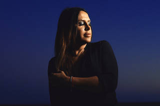 Karla Sofía Gascón in Los Angeles on Aug. 4, 2024. (Ryan Pfluger/The New York Times)