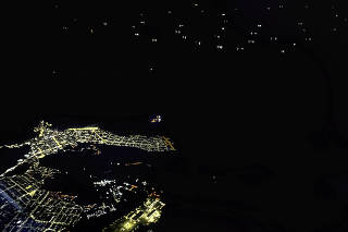 Vista aérea Porto de Santos