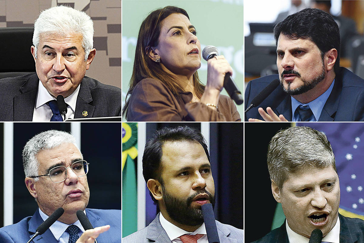 Bloco de figurantes reúne 6 e mantém sombra de Severino e Bolsonaro em disputa no Congresso