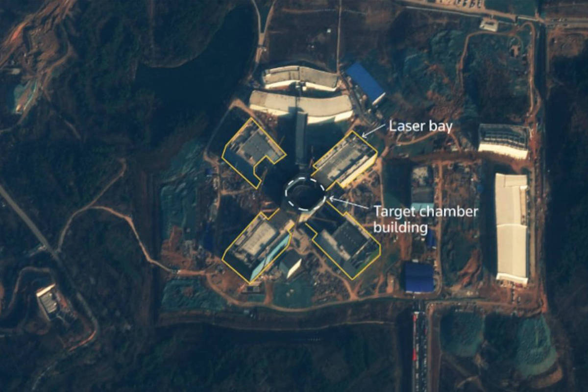 Imagem de satélite mostra construção de enorme centro de fusão nuclear na China, dizem analistas