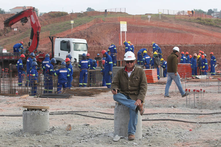 Canteiro de obras.