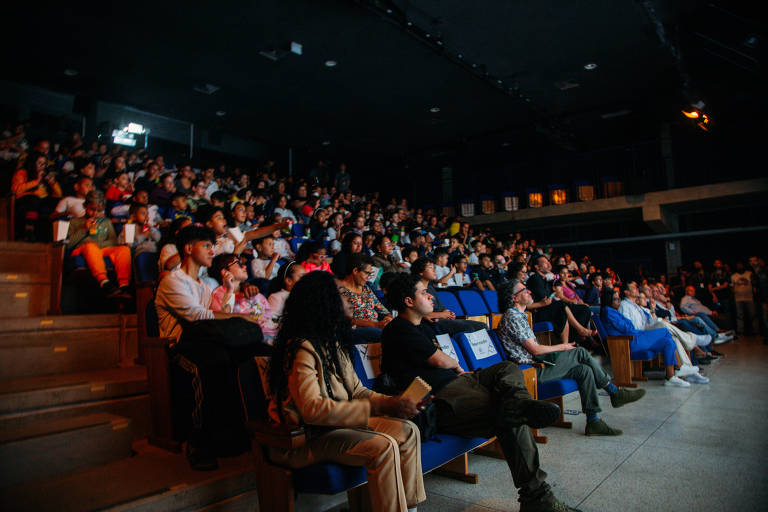 Sala do Circuito Spcine no CEU Tremembé