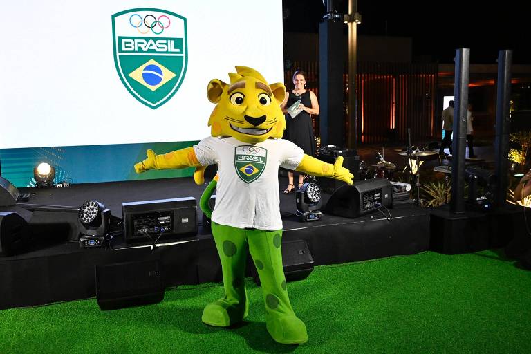 Mascote do COB apresenta a nova marca do Comitê Olímpico do Brasil