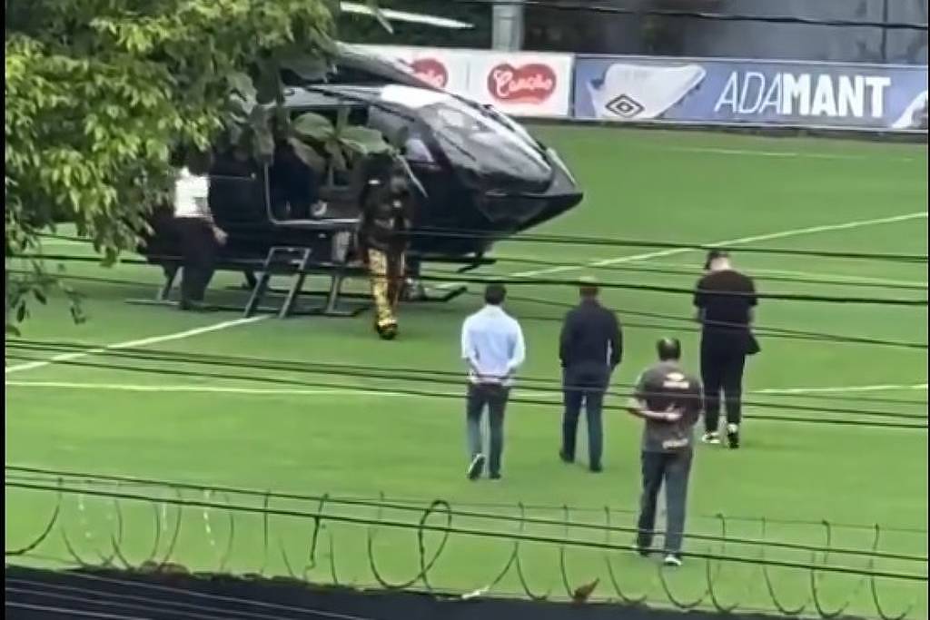 Aniversariante do dia, Neymar gasta até R$ 7.000 em cada ida ao CT do Santos de helicóptero