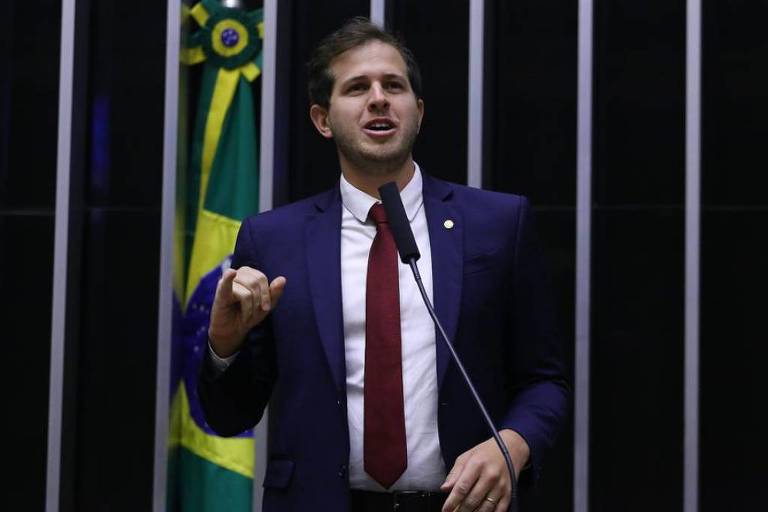 Pedro Campos (PSB-PE)， deputado federal， durante discurso no plenário da Câmara