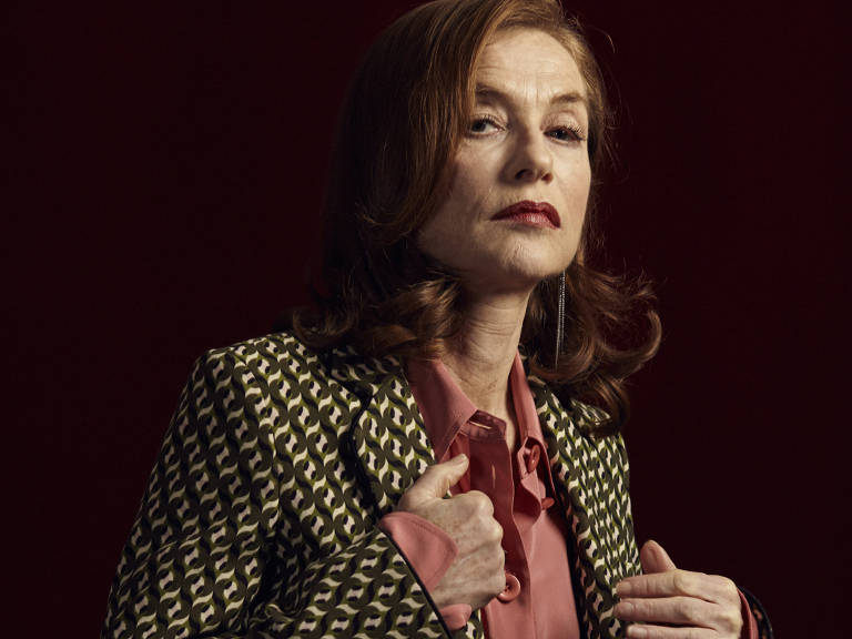 A atriz Isabelle Huppert