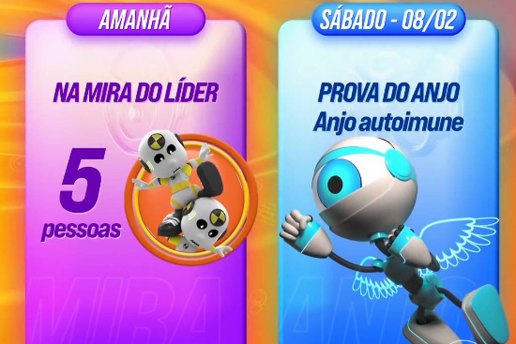 BBB 25: Anjo autoimune e veto na Festa do Líder: como será a dinâmica da semana