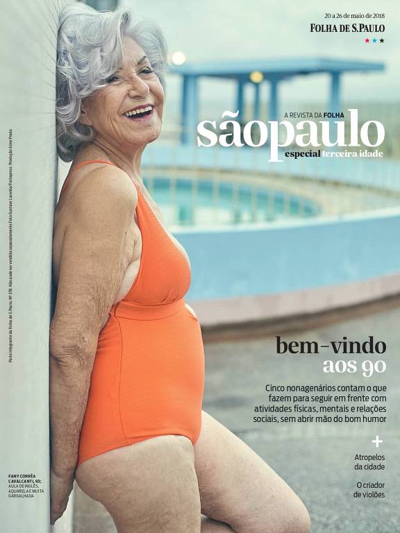 Capa da revista Sãopaulo de maio de 2018