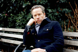 Australian actor Guy Pearce in New York, Jan. 14, 2025. (Caroline Tompkins/The New York Times)
