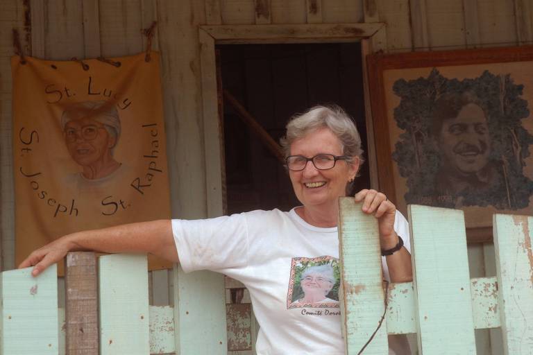 A missionária norte-americana Jane Dwyer， que desenvolve trabalhos em Anapu (PA)， em imagem de 2010