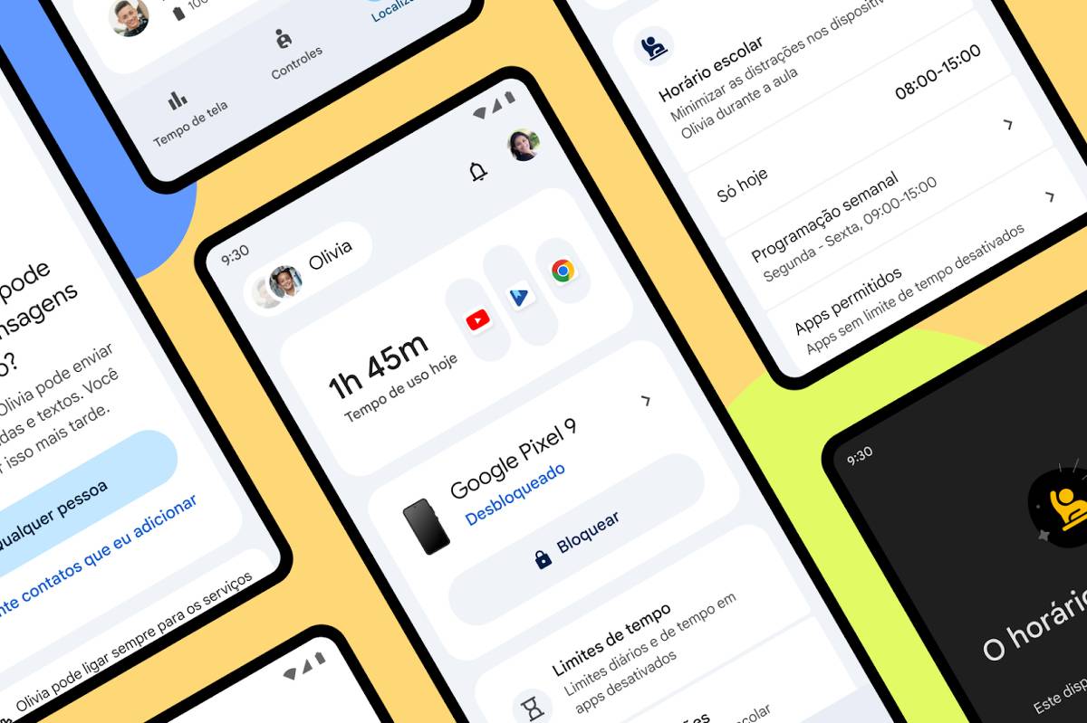 Pais agora podem definir tempo dos filhos em cada app e monitorar contatos com sistema do Google