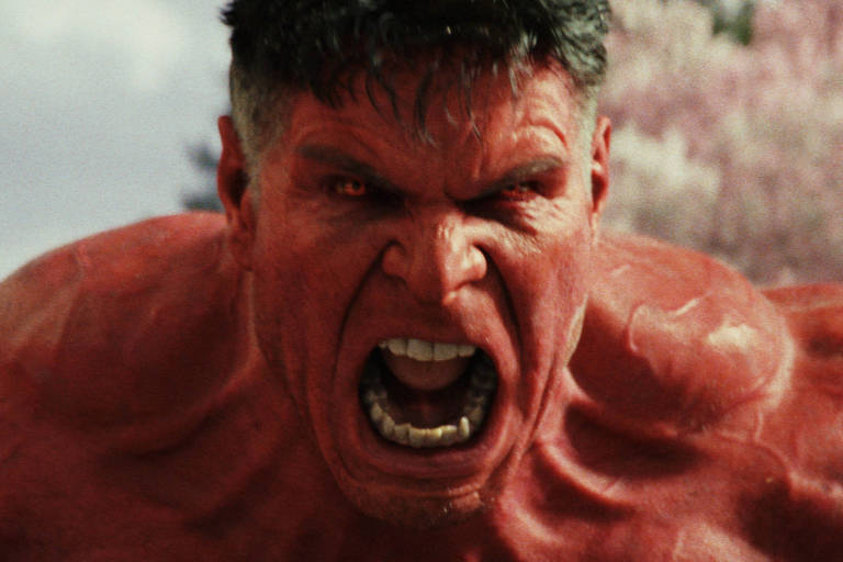 Harrison Ford como Hulk Vermelho em cena de 039;Capitão América: Admirável Mundo Novo039;