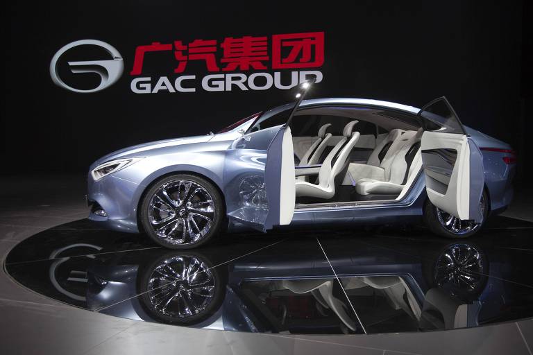 Carro elétrico quot;E Jetquot; da montadora Guangzhou Automobile Group (GAC)