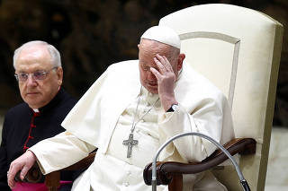 FILE PHOTO: Pope Francis holds weekly audience at the Vatican