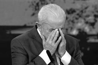 O presidente Lula participa de solenidade no Palácio do Planalto