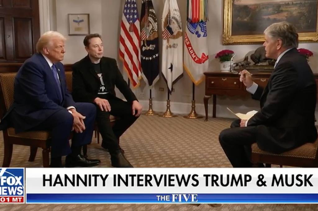 Trump chama Musk de líder e troca afagos com bilionário em entrevista na Fox News