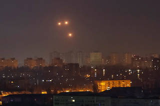 Russian drone strike in Kyiv