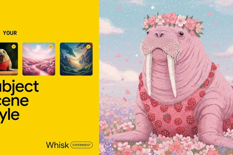 Whisk, IA do Google que cria imagens, chega ao Brasil