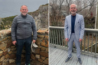 Dr. John Buse, a prominent diabetes specialist at the University of North Carolina, before and after losing weight. (via The New York Times)