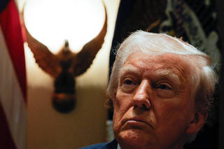 U.S. President Trump hosts his first cabinet meeting of second term at White House
