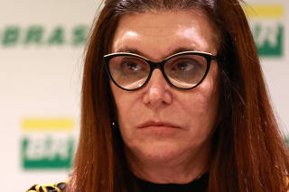 Brazilian state-run oil firm Petrobras press conference