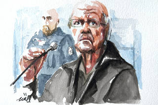 FILE PHOTO: Trial of ex-surgeon Joel Le Scouarnec at the courthouse in Vannes