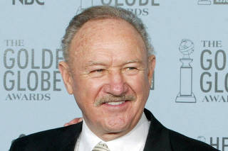 FILE PHOTO: Gene Hackman poses during 60th annual Golden Globe Awards
