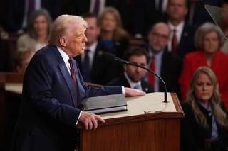 Donald Trump Delivers Joint Address To Congress