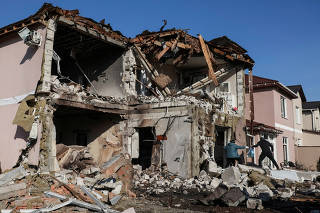 Aftermath of a Russian missile attack in Odesa