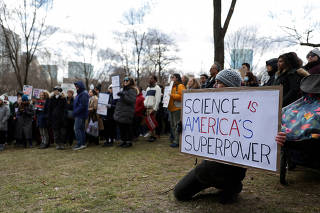 Stand Up for Science rally in Boston