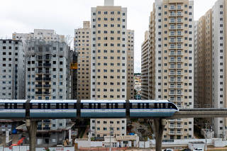Censo 2022 - Variação da população nos eixos de transporte de SP