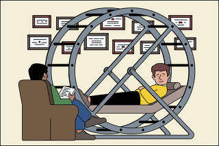 Are you in a therapy rut, hereÕs how to know, and how to get out of it, writes Christina Caron. (Albert Tercero/The New York Times)