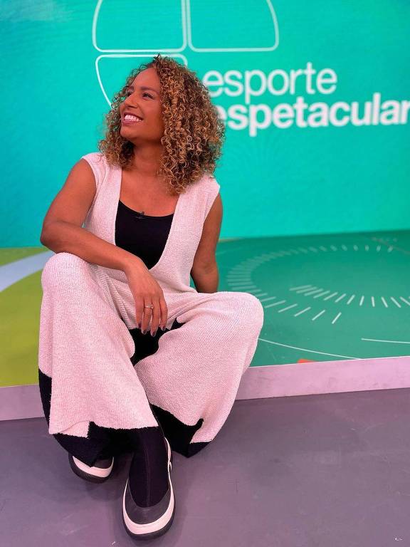 Karine Alves apresentadora do Esporte Espetacular