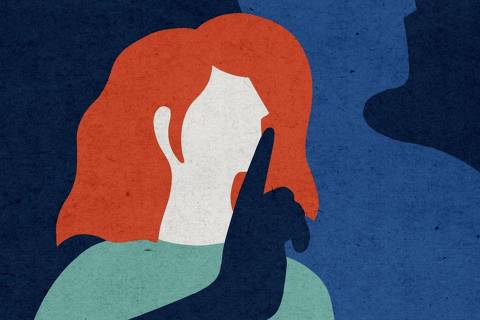 Ilustração de uso geral redes sociais relacionamento abusivo violência contra mulher abuso estupro gaslight