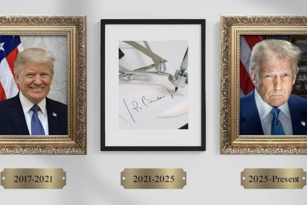 Perfil da Casa Branca nas redes remove foto de Biden em galeria de presidentes