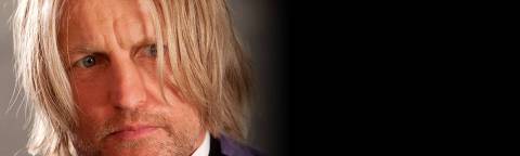 Cinema: Haymitch Abernathy (Woody Harrelson) em cena do filme 