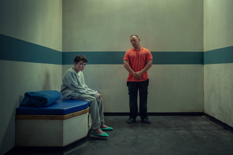 Owen Cooper e Stephen Graham como Jamie e Eddie Miller na série 'Adolescência'