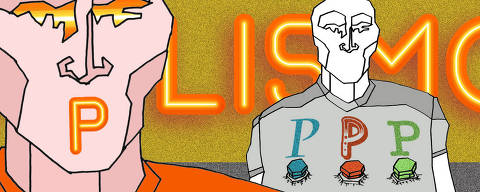  Ilustração de Ariel Severino para coluna de Wilson Gomes de 19 de março de 2025