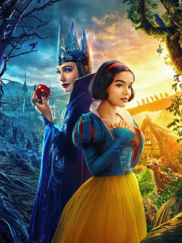 Rachel Zegler e Gal Gadot em cena do filme 'Branca de Neve'